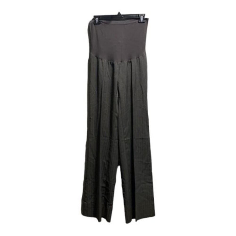 Motherhood Maternity Pregnancy Gray Trouser Pants Size Med GUC #7239